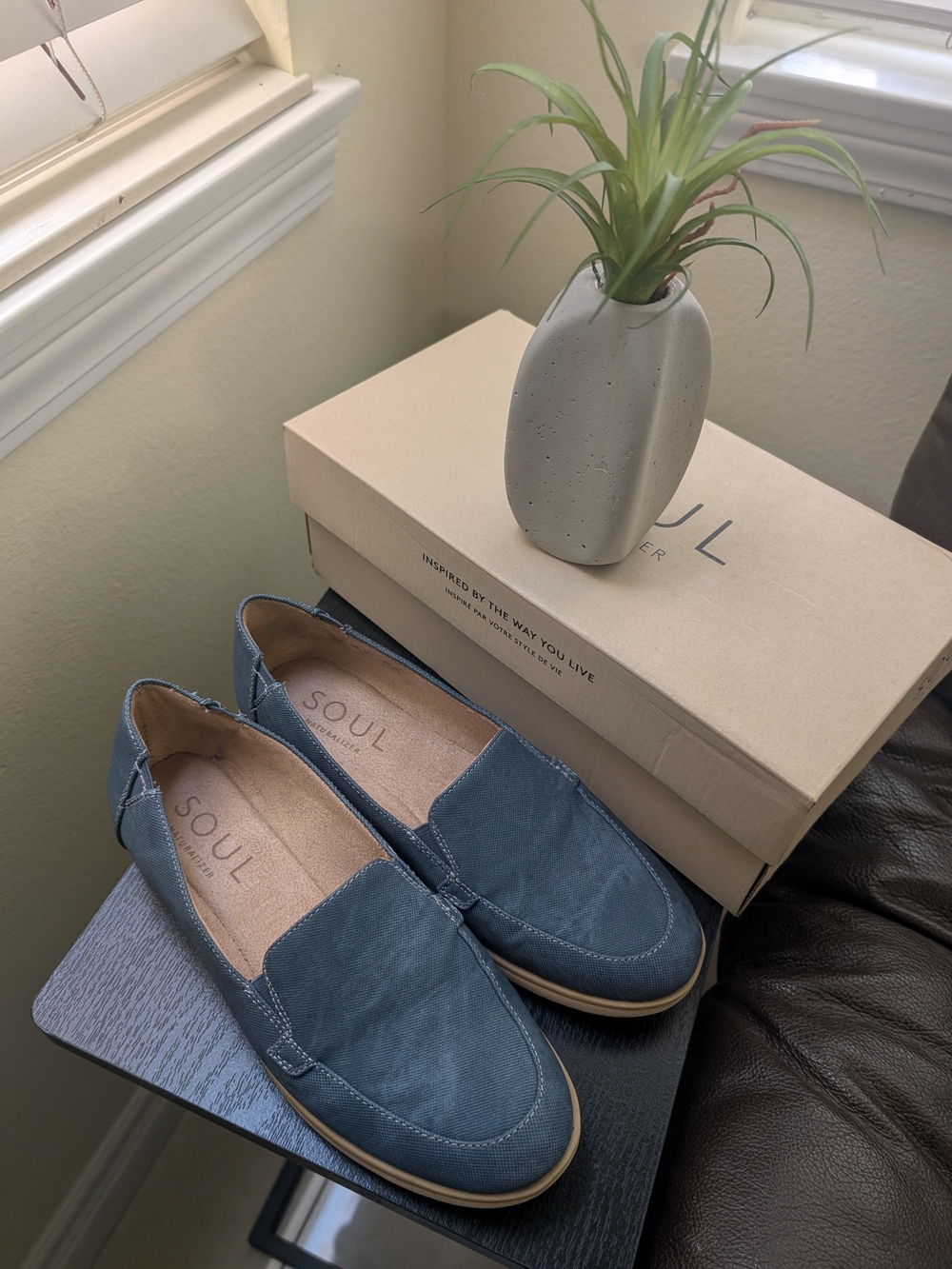 SOUL Naturalizer Denim Loafers Gently Used Size 7 SUPER COMFY